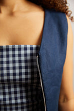 Load image into Gallery viewer, Stretch-Denim Checked Bandeau
