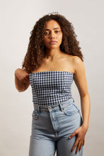 Load image into Gallery viewer, Stretch-Denim Checked Bandeau
