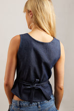 Load image into Gallery viewer, Navy Denim Waistcoat
