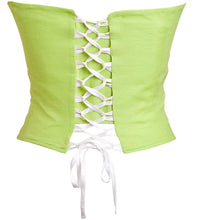 Load image into Gallery viewer, Lime Green Strapless Corset
