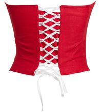 Load image into Gallery viewer, Red Strapless Corset
