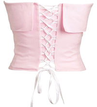 Load image into Gallery viewer, Pale Pink Fold Over Corset
